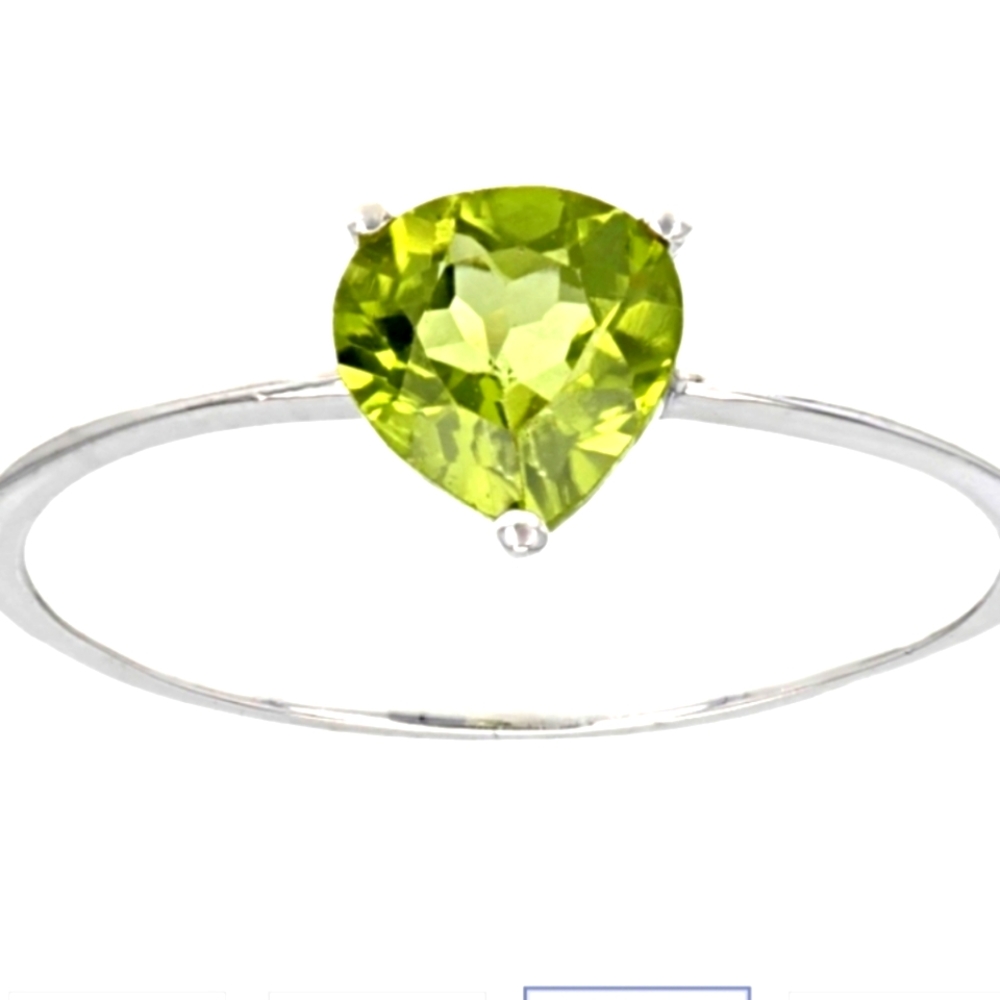 Natural Untreated Peridot Ring